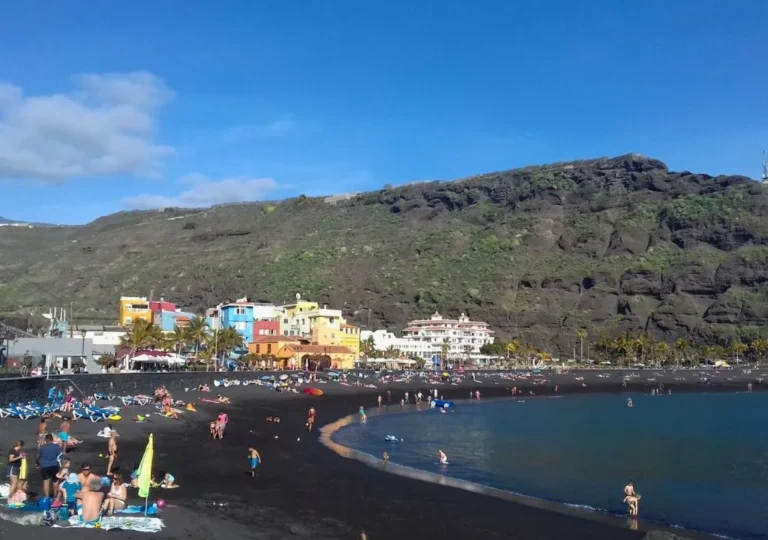 tazacorte strand von la palma insel