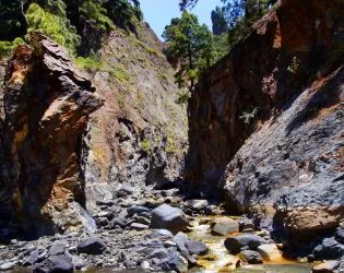 schlucht las angustias caldera de taburiente