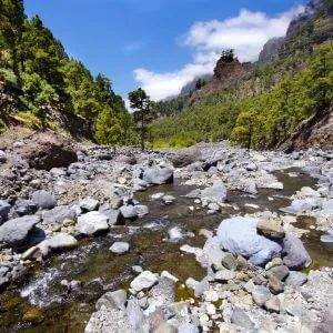 las angustias flusse im caldera de taburiente