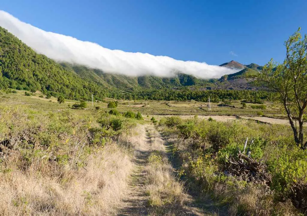 idyllische Landschaft el paso la palma