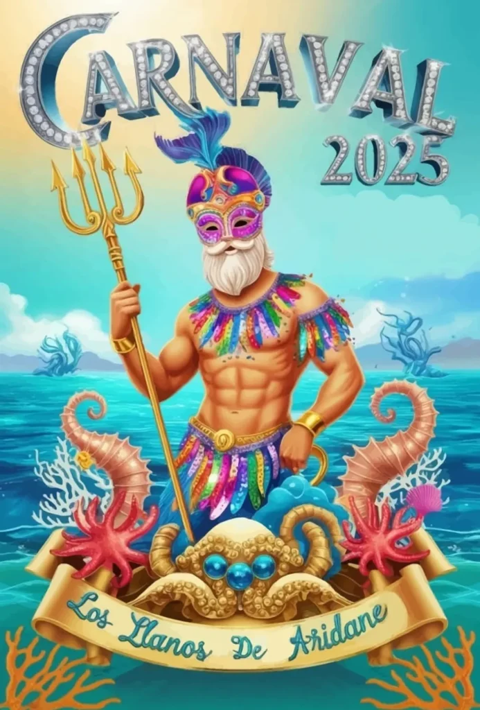 karneval los llanos de aridane 2025 plakat