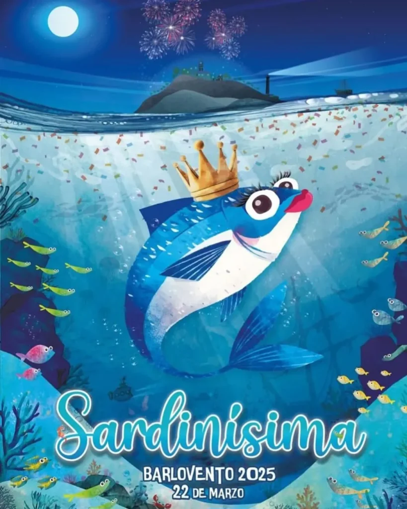 Die Beerdigung der Sardine Barlovento 2025 la palma