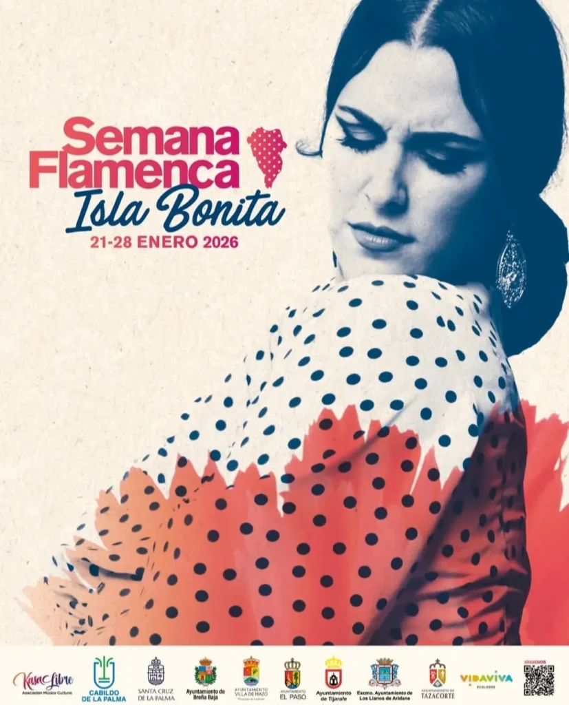 Flamenco Woche auf La Palma 2026 plakat