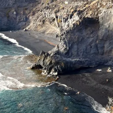 small beach of fuencaliente: zamora