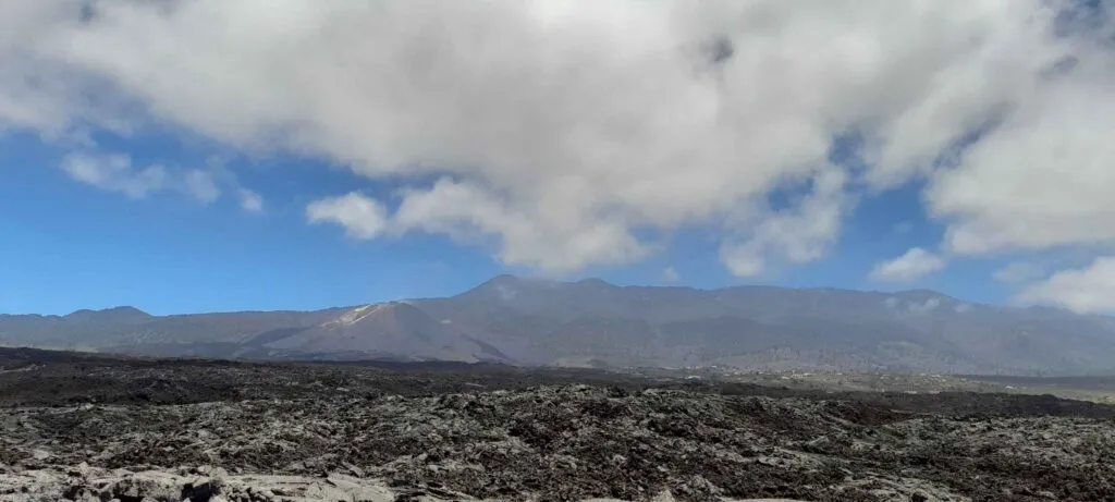 new coast road after volcano erupcion la palma