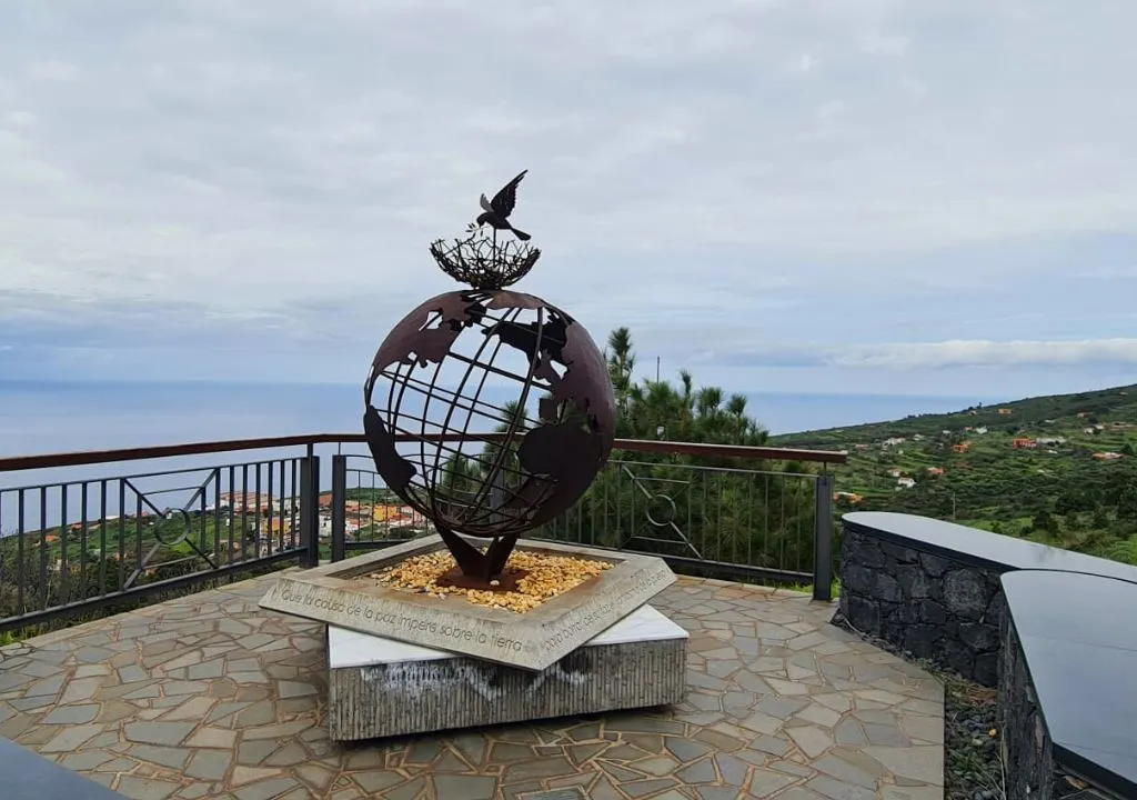 panoramic view in mirador de la paz garafia