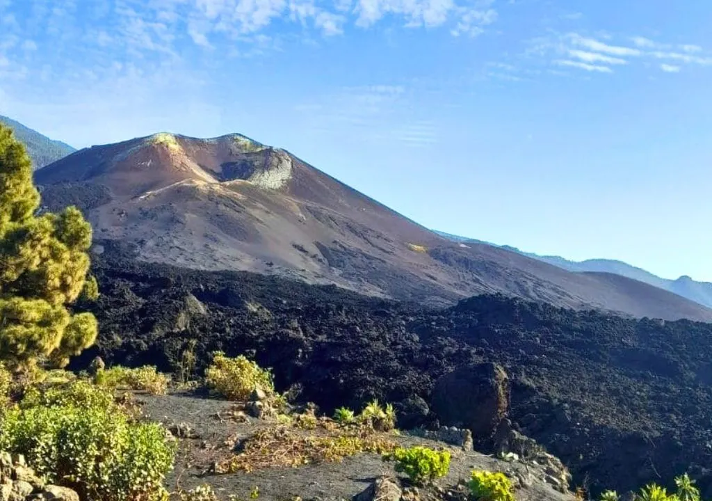 panorama of vulcano la palma