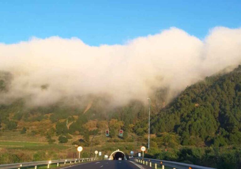 tunnel weather la palma