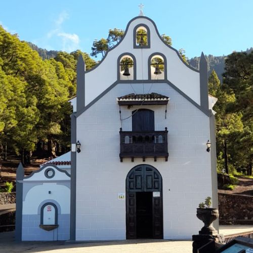 virgen del pino church in the middle of pines