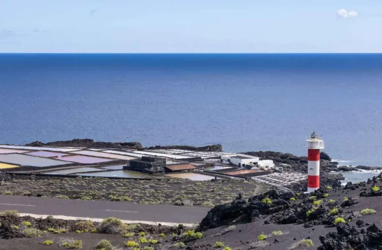 viewpoint of salinas in the south of la palma