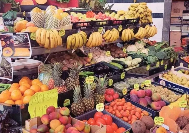 santa cruz de la palma market fruit and vegetable