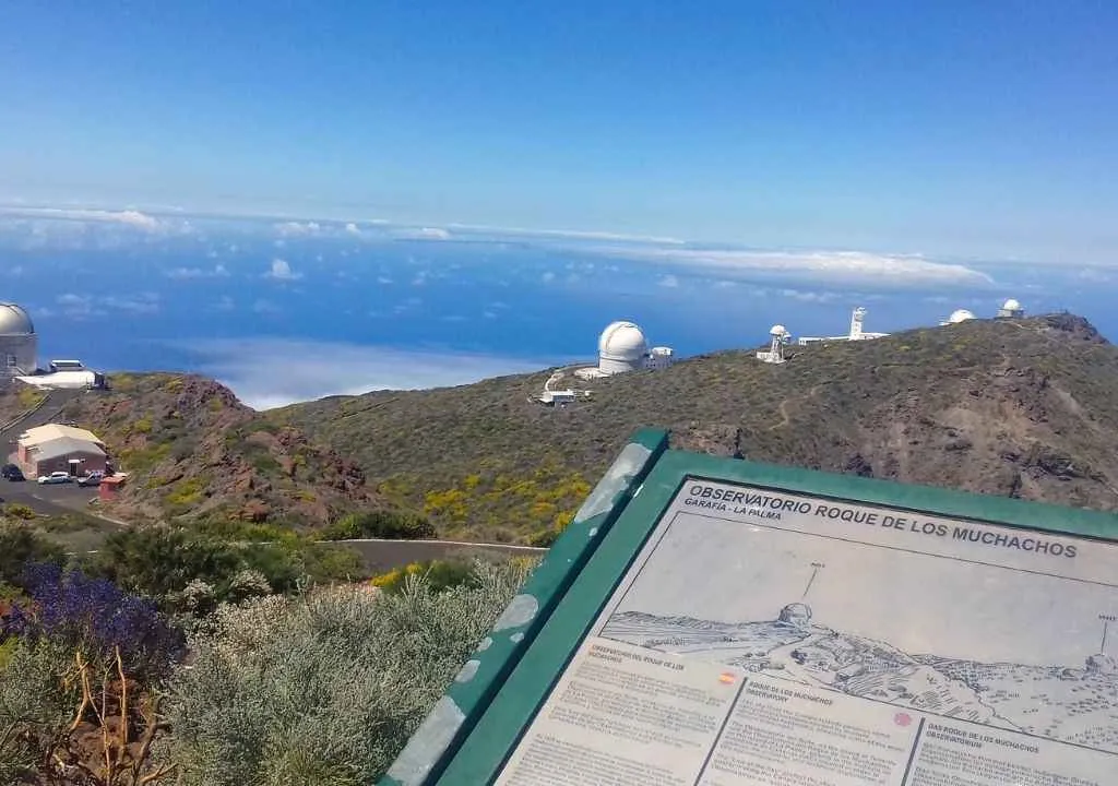 telescopes of the roque de los mcuhachos la palma