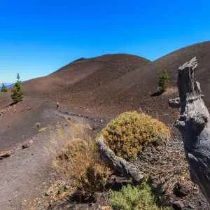 volcanic landscape in el paso la palma