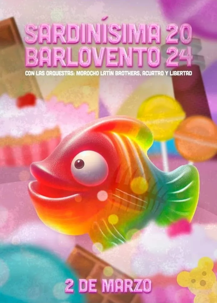 funeral of the sardine festival barlovento 2024