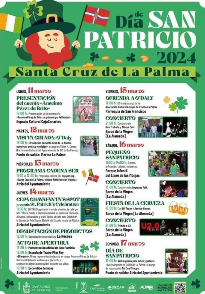 st. patrick's festival santa cruz de la palma 2024