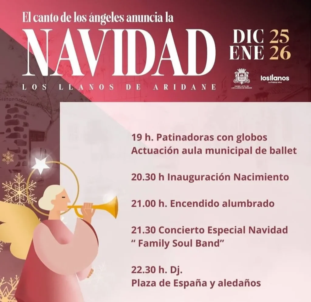 Christmas Lights Switch-On Programme in Los Llanos 2025