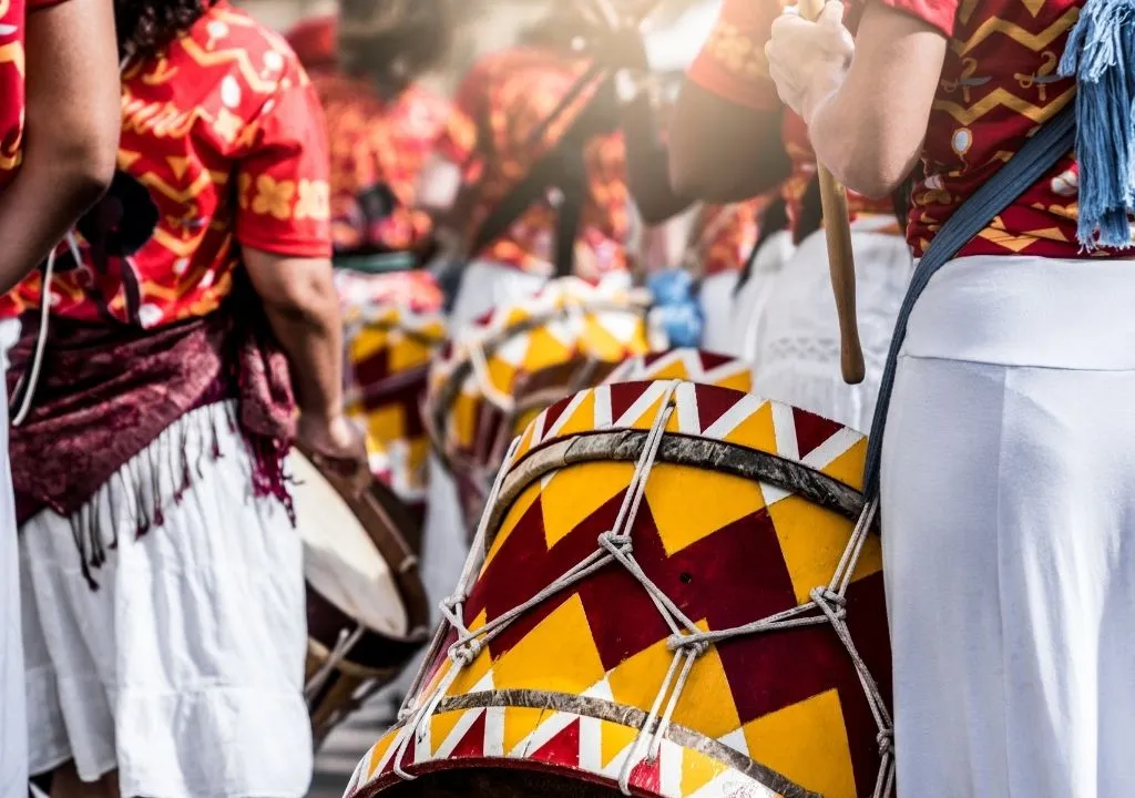 carnaval sur l'île de la palma.