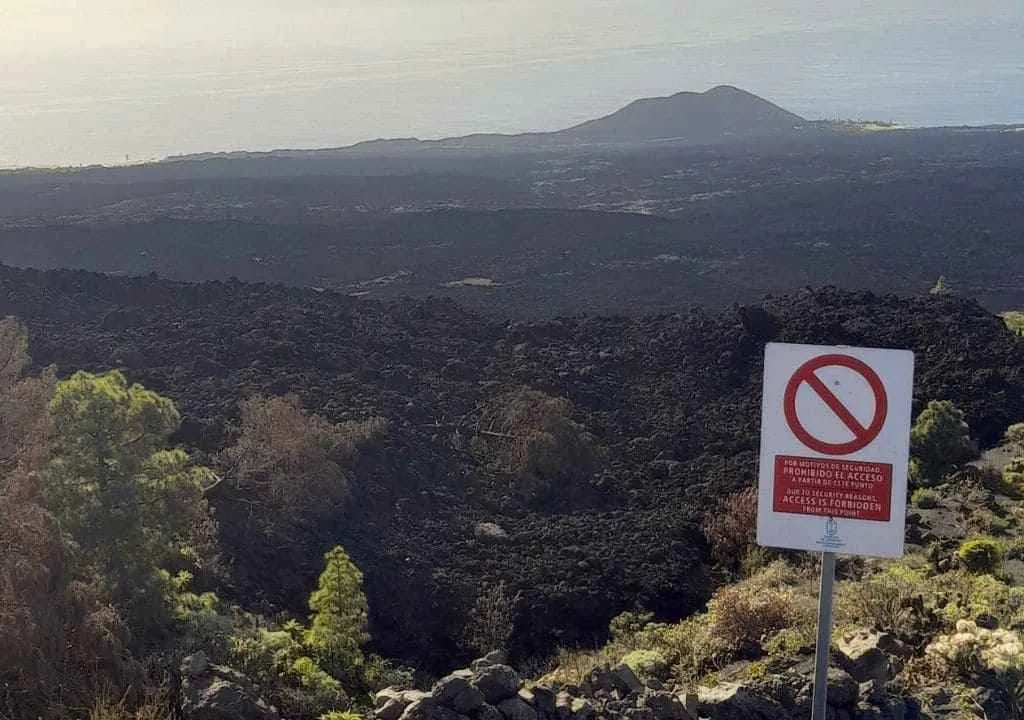 force destructrice de la lave a la palma