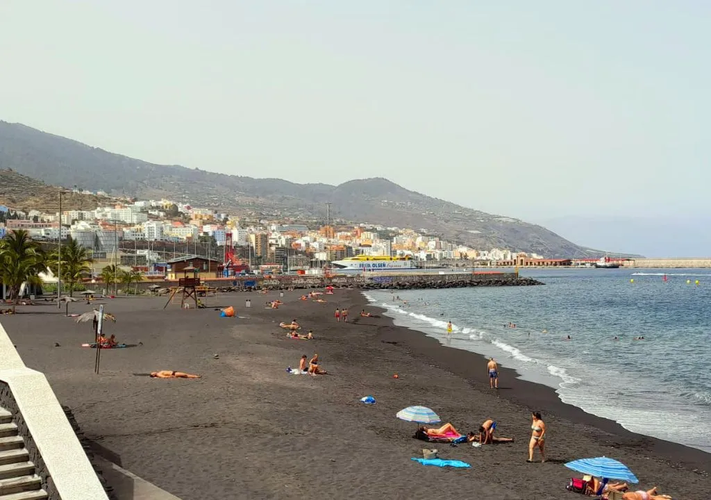 bajamar, plage de Breña alta la palma