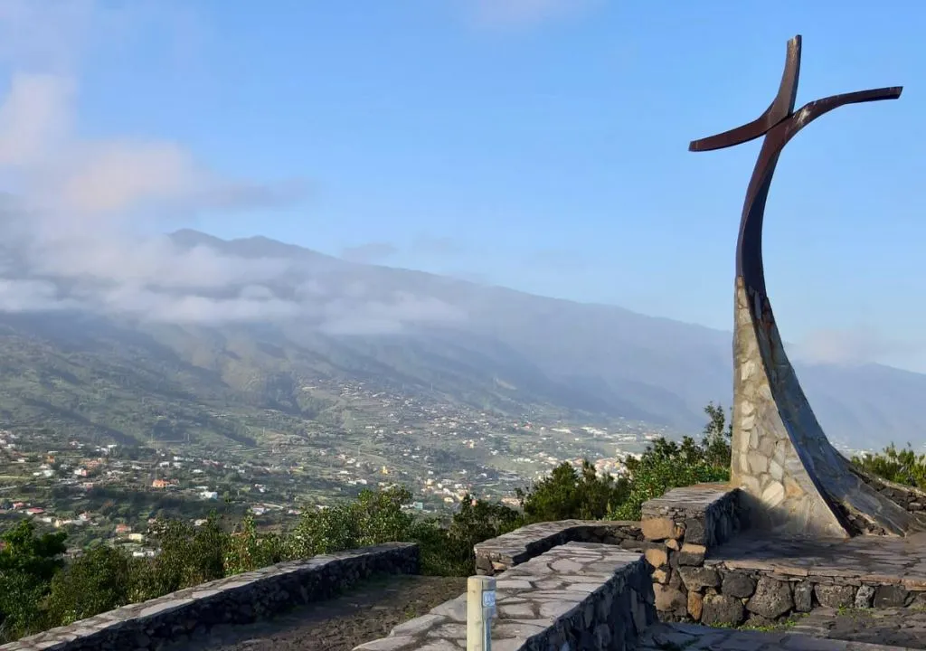 point de vue sur la montagne de la breña a la palma