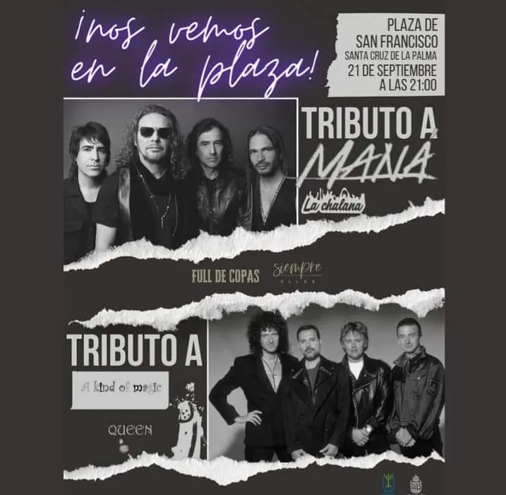 Concert hommage à Queen et Maná la palma