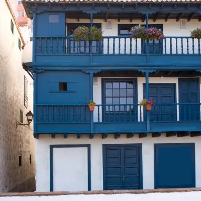 maison des balcons à santa cruz de la palma,