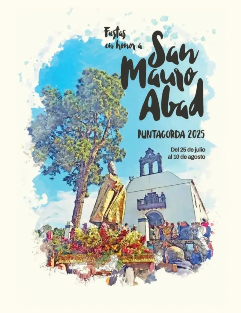 san mauro, Fêtes patronales de Puntagorda 2025