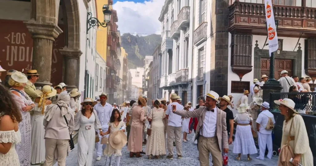 Los Indianos 2026 carnaval blanc à La Palma