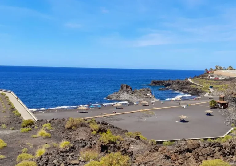 charco verde playa, la palma