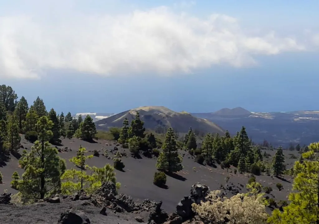 volcan tajogaite desde el pilar