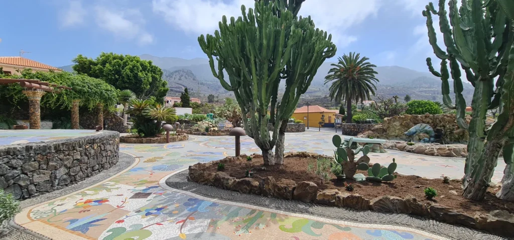 plaza de las manchas en los llanos de aridane