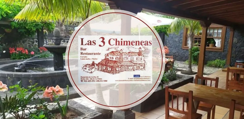 restaurante las tres chimeneas la palma