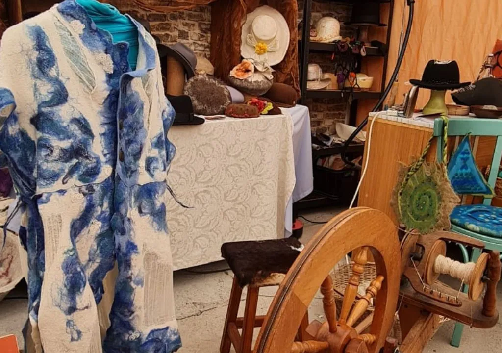 feria de artesania con lanala palma