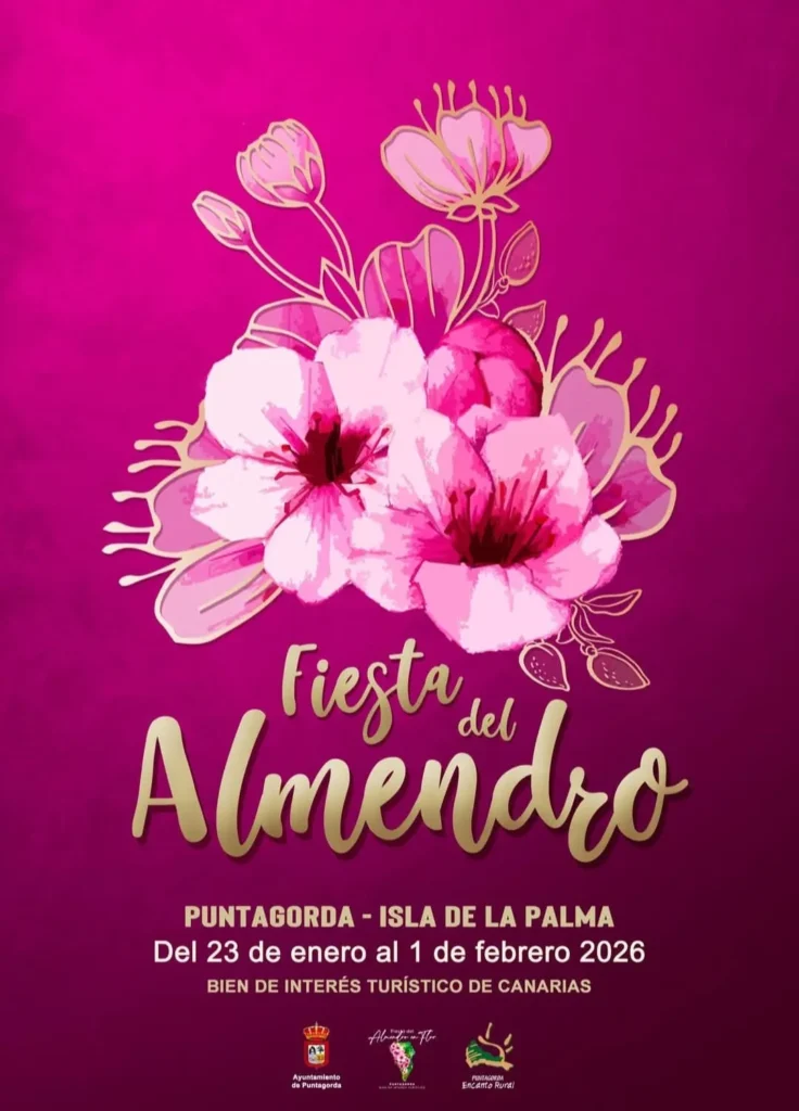 fiesta del almendro en puntagorda 2026 cartel anunciador