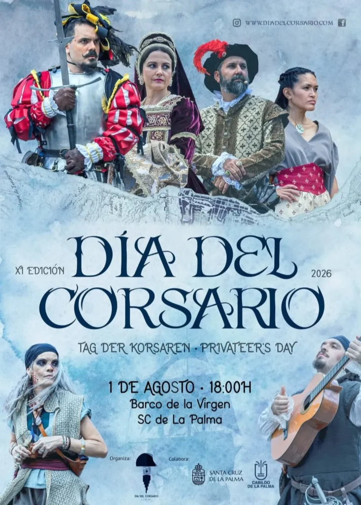 dia del corsario cartel anunciador 2026